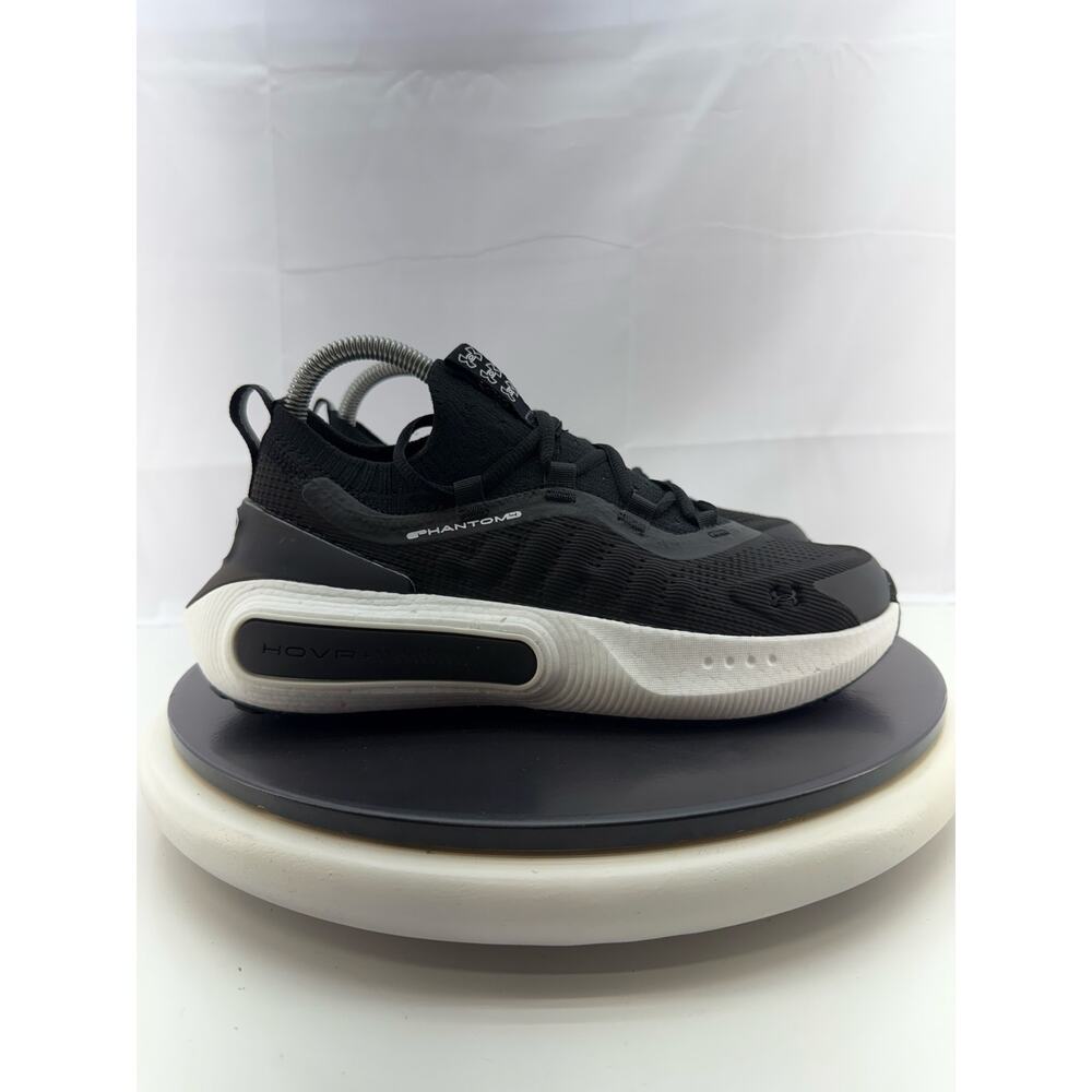 Under Armour GS Phantom 4 Sz 6Y Womens 7.5 Black White Running Shoes 3027709-002 - Picture 4 of 10